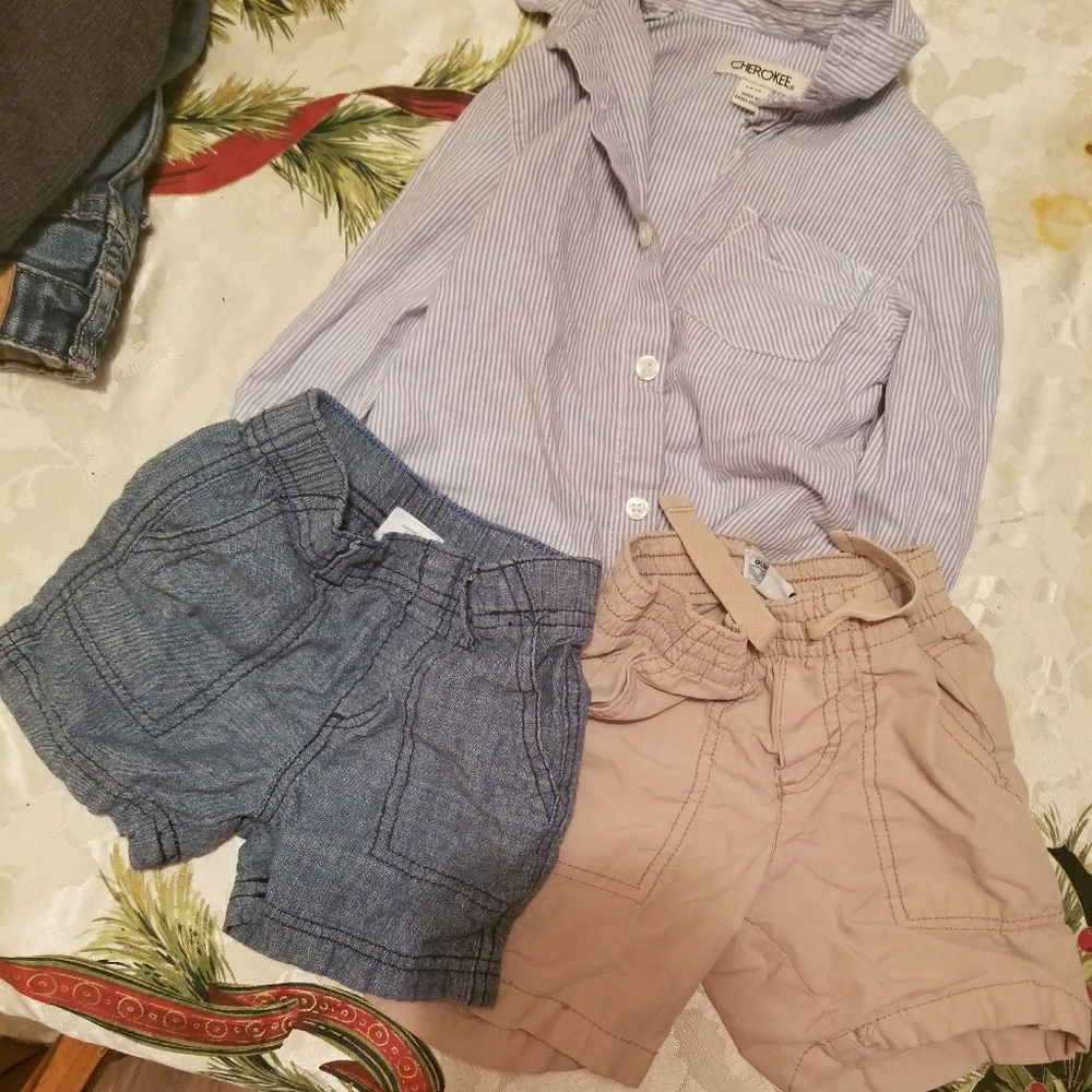 boy shorts and button up
